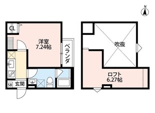 スリーズ長瀬の物件間取画像